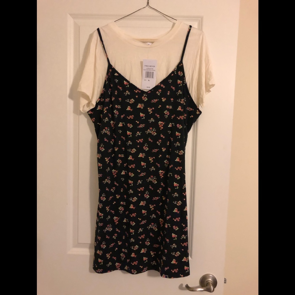 Girls XL shirt & pullover dress together  NWT